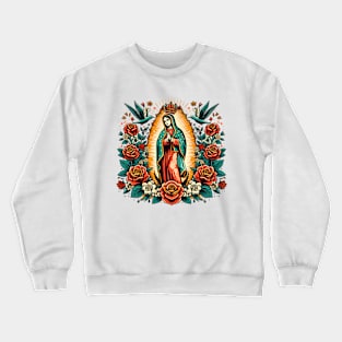 Virgen de Guadalupe Crewneck Sweatshirt